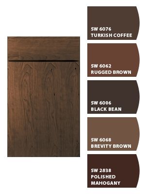 Dark Walnut Paint Color, Walnut Colored Paint, Turkish Coffee Sherwin Williams, Deep Forest Brown Sherwin Williams, Muted Mahogany Sherwin Williams, Brown Sherwin Williams Paint Colors, Walnut Paint Color, Brown Painted Cabinets, Paint 2023