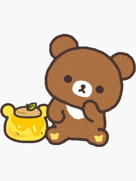 Rilakkuma, Honey, Yellow, Kawaii