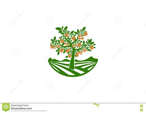 Illustration about Orchard logo, fruits garden symbol , tree icon and persimmon concept design isolated in white background. Illustration of farm, health, emblem - 75778783 Orchard Logo, Fruits Garden, Orchard Tree, Tree Icon, Tree Logos, Farm Stand, Fruit Garden, Background Illustration, Persimmon