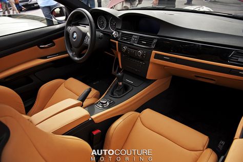 Bmw E92 Interior, E90 Interior, E92 335i, Car Interior Upholstery, Bmw Interior, Bmw E92, Orange Car, Bmw Love, Bmw E90