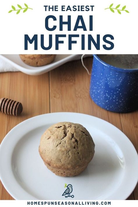 Whip up these chai muffins for a quick and tasty tea infused breakfast treat with all of the amazing spicy flavors loved in your favorite tea latte. Get the super easy recipe and ideas to make it your own on our blog. #homemaderecipes #recipeideas #fromscratch Chai Muffins, Tazo Tea, Healthy Bread Recipes, Breakfast Eggs, Healthy Muffin Recipes, Homemade Muffins, Tea Latte, Delicious Breakfast, Breakfast Breads