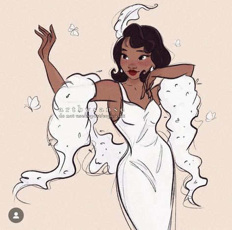 Tiana Fanart, Tiana Art, Disney Character Art, Disney Princess Tiana, Princess Drawings, Disney Concept Art, Disney Artwork, Princess Tiana, Pinturas Disney