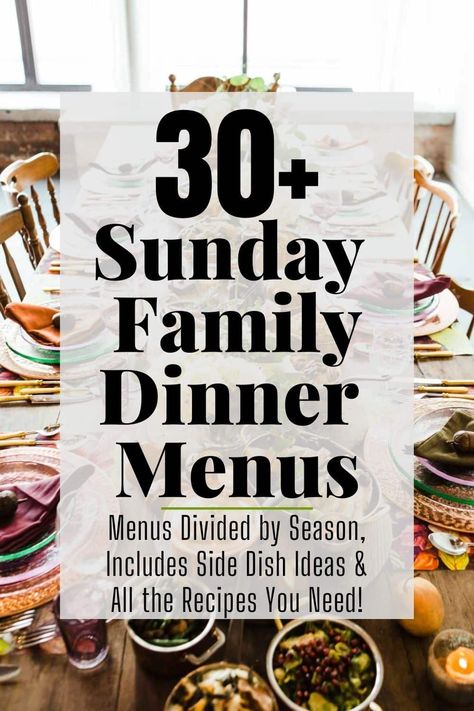 Sunday Family Dinner Ideas, Sunday Family Dinner, Easy Sunday Dinner, Family Dinner Menu, Recipes For Spring, Family Dinner Party, Family Dinner Night, Meal Planning Menus, Family Dinner Ideas