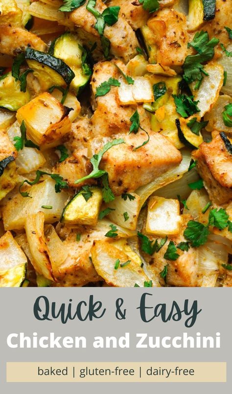 Baked Chicken Zucchini Recipes, Chicken And Squash Recipes Healthy, Italian Chicken And Zucchini Recipes, Whole 30 Chicken And Zucchini Recipes, Lemon Chicken And Zucchini, Low Carb Chicken And Zucchini Recipes, Zucchini Recipes Chicken, Chicken And Zucchini Bake, Recipes With Chicken And Zucchini