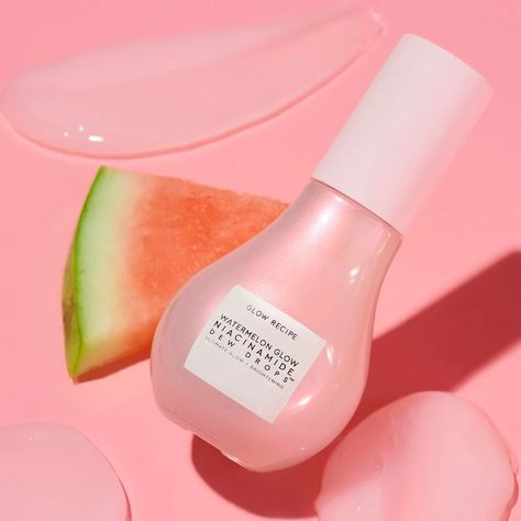 Glow Recipe Dew Drops, Watermelon Glow Niacinamide Dew Drops, Niacinamide Dew Drops, Julien Tanti, Glow Recipe Watermelon, Watermelon Glow, Glow Recipe, Sephora Beauty, Liquid Highlighter