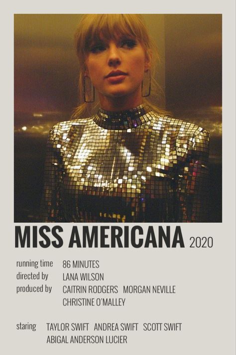 Documentary Poster, Minimalist Music, Miss Americana, Music Poster Ideas, Film Posters Minimalist, Polaroid Poster, I Love Cinema, Taylor Swift Posters, Movie Poster Wall