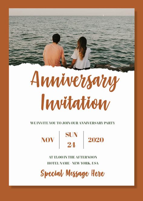 10+ Anniversary Invitation psd template free 25th Wedding Anniversary Invitations, Anniversary Party Invitations, 45th Wedding Anniversary, Invitation Examples, Anniversary Invitation, Free Download Photoshop, Wedding Anniversary Invitations, Invitation Card Template, 25th Wedding Anniversary