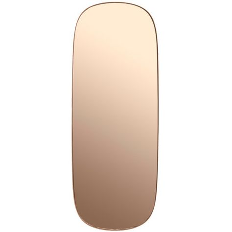 Large framed rose mirror by Muuto, $543, finnishdesignshop.com. Large Framed Mirrors, Mirror Texture, Elephant Cushion, Rose Mirror, Tinted Mirror, Colored Mirror, Bronze Mirror, Key To Happiness, Color Guard