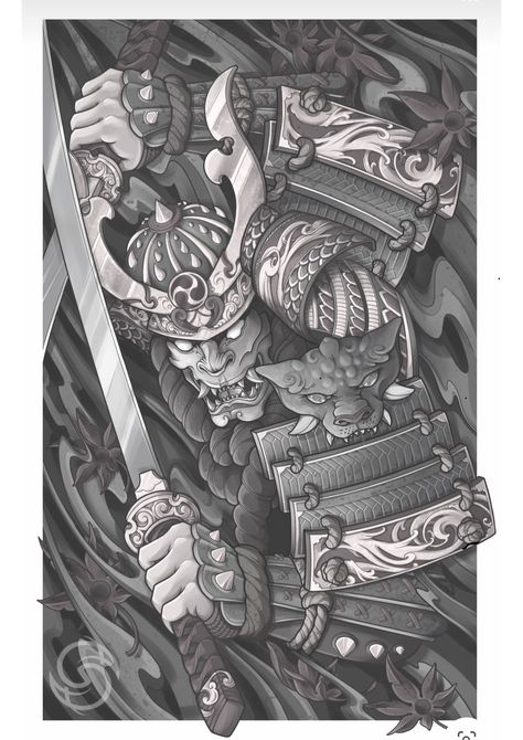 Musashi Tattoo, Samurai Sketch, Samurai Mask Tattoo, Batman Art Drawing, Samurai Tattoo Sleeve, Samurai Concept, Samurai Warrior Tattoo, Dragon Tattoo Sketch, Traditional Japanese Tattoo Designs