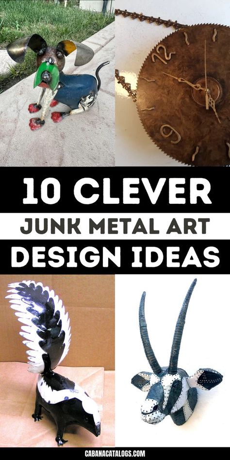 a photo of junk metal art ideas Assemblage Art Easy, Junk Art Ideas, Scrap Metal Art Ideas, Junk Metal Art, Nuts & Bolts, Three Cats, Junk Art, Funky Junk, Into Art