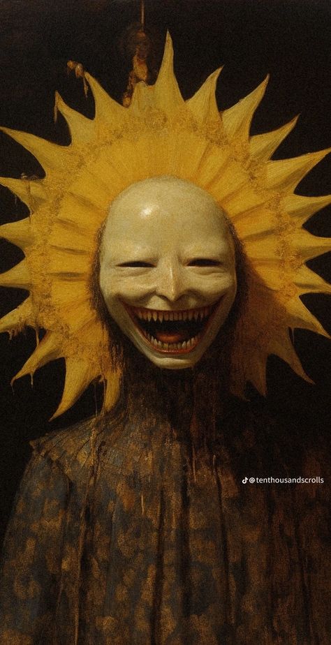 Evil Flower, February Winter, Flower Sunflower, Fake Smile, Sunflower, Mask, Sun