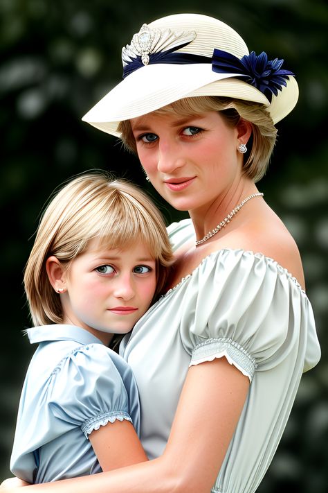 Princess Diana Daughter, Queen Victoria Family Tree, Princess Diana Images, Diana Son, Princess Diana Hair, Diana Memorial, Queen Diana, Hair Color Ideas For Spring, Diana Williams