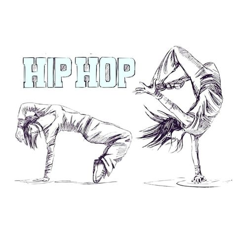 Dance Drawings Hip Hop, Hiphop Dance Drawing, Hip Hop Sketch, Hip Hop Dance Drawing, Dance Drawings Easy Hip Hop, Hip Hop Desenho, Hip Hop Dance Art, Hip Hop Drawing, Hip Hop Dance Poses