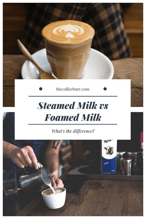 Today we break down steamed milk vs. foamed milk, with the key differences, qualities and benefits, so you know what to go for when attempting your own homemade milk coffee drink. Espresso Drink Recipes, Espresso Drink, Homemade Milk, Espresso Recipes, Hot Drinks Recipes, Steamed Milk, Coffee Guide, Nespresso Machine, Coffee Games