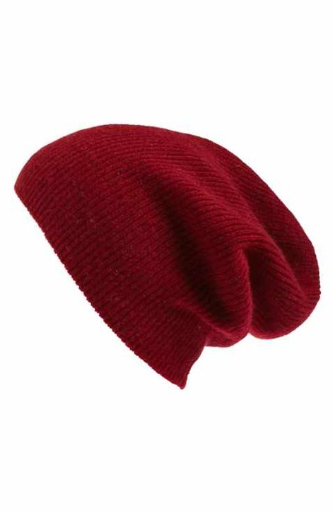 Halogen® Slouchy Cashmere Beanie Meme Png, Red Beanie Hat, Slouch Beanie Hats, Slouchy Beanie Hats, Oc Outfits, Red Beanie, Slouchy Beanie Hat, Cashmere Hat, Cashmere Beanie