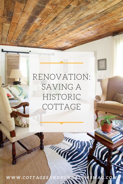 See how this once condemned 1930s Spanish-style cottage was transformed into a dream home! #cottage #renovation #interiordesign 1930 Cottage Style Home, Dream Home Cottage, Cottage Style Homes Interior, Ashley Gilbreath, Cottage Lifestyle, Historic Cottage, Home Cottage, Cottage Style Home, Cottage Renovation