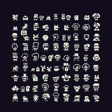 Art Characters Design, 1 Bit Pixel Art, Ux Design Principles, Character Background, 8 Bit Art, Pixel Characters, Pixel Art Tutorial, 2d Game Art, Cool Pixel Art