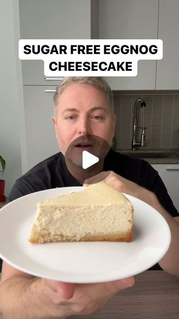 Justin Richard on Instagram: "Sugar-free eggnog cheesecake recipe that’s easy on my blood sugar. #bloodsugar #glucose #insulinresistant1 #ketoeggnogcheesecake" Keto Eggnog Cheesecake, Eggnog Cheesecake Recipe, Keto Favorites, Eggnog Cheesecake, Eggnog Recipe, Delectable Desserts, Food Baby, Keto Desserts, December 21