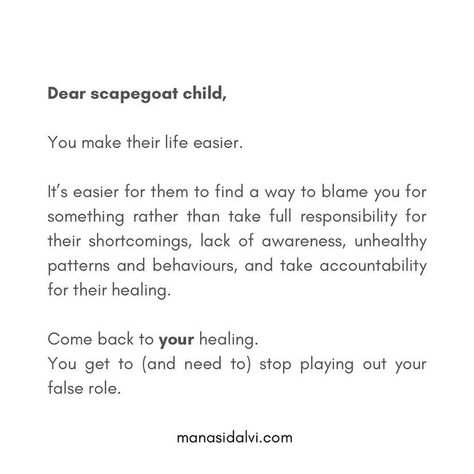 Scape Goat Quotes, Scapegoat Quotes, Scapegoat Child, Goat Quote, Writings On The Wall, Daughters Of Narcissistic Mothers, Narcissistic Mothers, Action Quotes, Dumping Ground