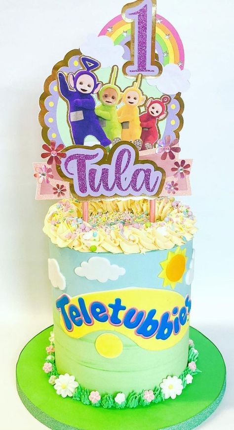 teletubbies 1st birthday Cake, simple teletubbies cake, teletubbies cake, girly teletubbies cake, teletubbies cake ideas, teletubbies birthday cake, cute birthday cake, children birthday cake Teletubbies 1st Birthday, Cute Teletubbies, Teletubbies Cake, Teletubbies Birthday, Cake For 1st Birthday, Birthday Cake Simple, Cake Children, Children Birthday Cake, Cute Birthday Cake