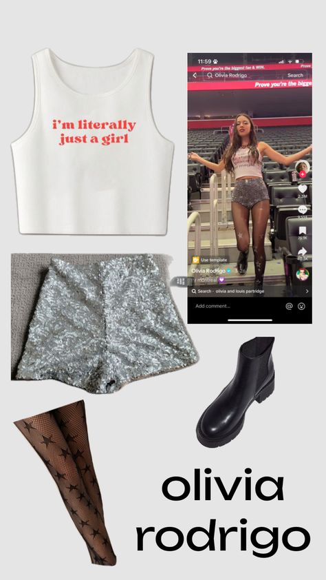 olivia rodrigo Olivia Rodrigo Deja Vu Outfit, Outfit Ideas For Olivia Rodrigo Concert, Indie Rock Concert Outfit Summer, Olivia Rodrigo Aesthetic Outfits Concert, Concert Outfit Olivia Rodrigo, Olivia Rodrigo Outfits Guts, Olivia Rodrigo Tour Outfits Ideas, Olivia Rodrigo Concert Outfit Inspired, Olivia Rodrigo Tour Outfits