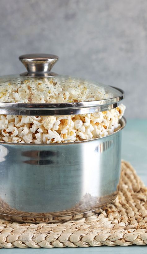 The Very Best Caramel Corn Recipe - The Suburban Soapbox Popcorn Photo, Easy Caramel Corn Recipe, Best Caramel Corn, Easy Caramel Popcorn, Caramel Popcorn Recipe Easy, Stove Top Popcorn, Popcorn On The Stove, Caramel Corn Easy, Easy Corn Salad