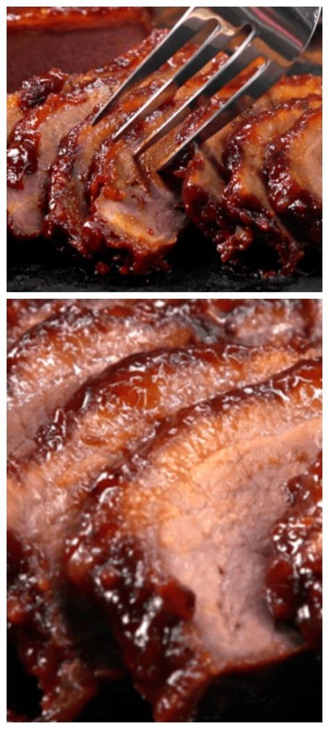 Oven-Barbecued Beef Brisket ~ So tender and delicious Roast Brisket Oven, Brisket Recipes Oven Lipton Onion Soup, Oven Baked Beef Brisket Recipes, Tender Brisket Recipes Oven, Brisket Flat Recipes Oven, Best Beef Brisket Recipes Oven, Oven Baked Brisket Recipes, Braised Brisket Recipes Oven, Beef Brisket Recipes Oven