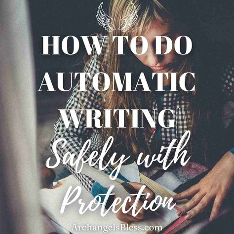 Automatic Writing Spirit Guides, Energetic Protection, Automatic Writing, Psychic Development Learning, Moon Journal, Prayer For Protection, Spirit Guide, Writing Therapy, Type Of Writing