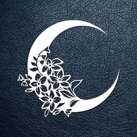 How To Use Cricut, Flower Moon, Scroll Saw Patterns, Cricut Machine, Moon Flower, Paper Cut Art, Stencil Art, Kirigami, Paper Cutout