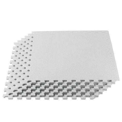 We Sell Mats 24'' L x 24'' W x 0.5'' Foam Tile | Wayfair Trade Show Flooring, Interlocking Floor Mats, Foam Floor Tiles, Foam Mat Flooring, Interlocking Flooring, Foam Tiles, Interlocking Tile, Foam Flooring, White Floor