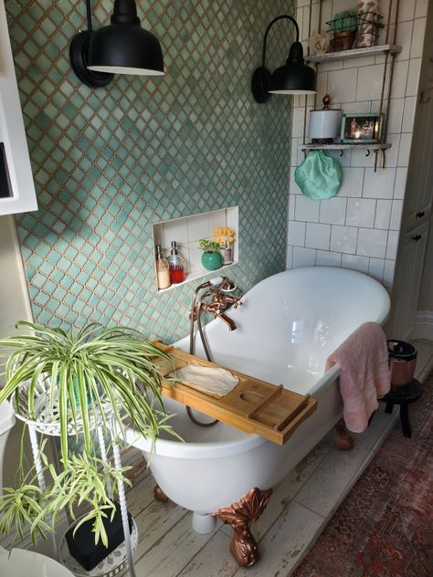 Bathroom 1920s Style, 1920 Bathroom 1920s Style, 1920 Bathroom, 1920s Bathroom, 1920s Home Decor, 1920 Home, 1920s Home, Bathtub Alcove, 1920s Decor