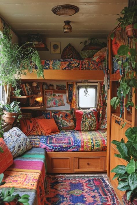 Nomadic Lifestyle, Caravan Makeover, Vintage Camper Remodel, Van Life Diy, Van Home, Rv Interior, Remodeled Campers, Creative Living, Tiny Living