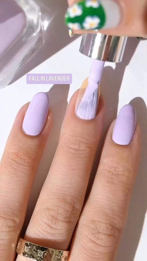 Light Shades Of Pink, Nail Designs Easy Diy, Nail Purple, Quick Nail Art, Spring Nail Ideas, Designs For Short Nails, Simple Fall Nails, Hello Nails, Purple Pastel