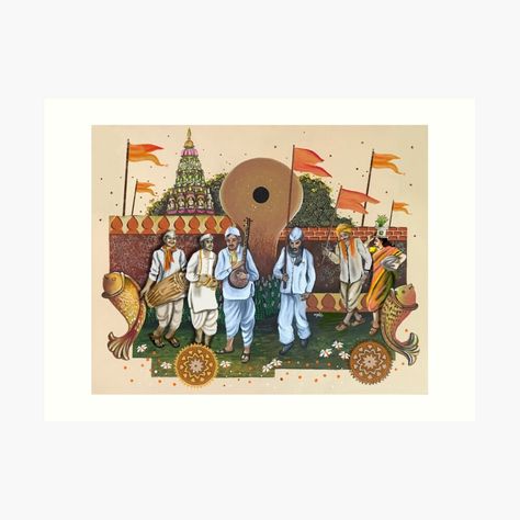 Pandharpur Wari, Mixed Media Tags, Flower Art Images, Miniature Art, Beautiful Paintings, Stretched Canvas Prints, Canvas Material, Fine Art America, Flower Art