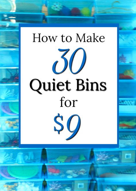 How to make 30 quiet bins and busy bags for $9! Perfect for preschoolers and toddlers. #naptime #preschool #quiettime #busybags #parenting Quiet Bins, Quiet Time Boxes, Quiet Boxes, Busy Bins, Busy Activities, Morning Tubs, Quiet Time Activities, Busy Boxes, Quiet Activities