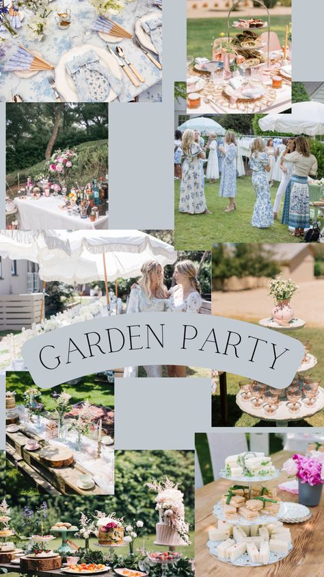 Garden Party Bachelorette inspirations- Midwest Bachelorette Asbury Park Bachelorette Party, Bridal Shower At Park Party Ideas, Outside Garden Party Ideas, Hens Garden Party, Bridal Party Garden Theme, Yea Party Bachelorette, Garden Style Bridal Shower Ideas, Garden Party Bachelorette Ideas, Tea Themed Bachelorette Party