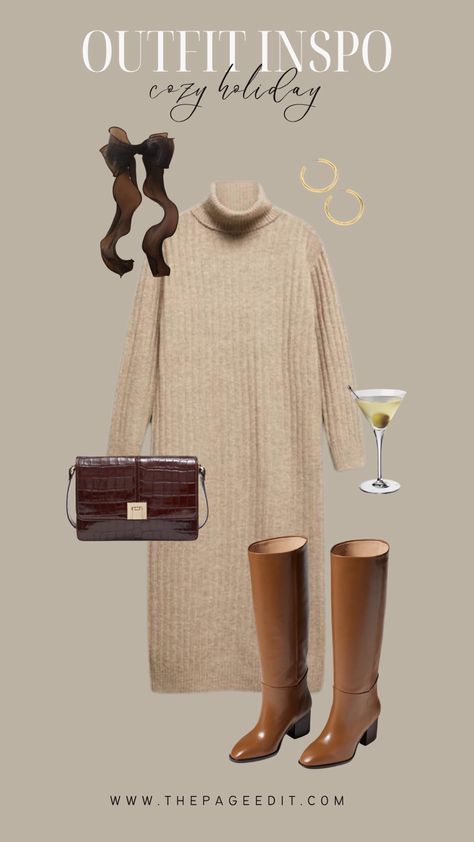 Knitted Midi Dress curated on LTK Midi Dress With Boots, Knitted Midi Dress, Holiday Inspo, Knit Midi, Knit Midi Dress, Dress With Boots, Winter Outfits, Midi Dress, My Style