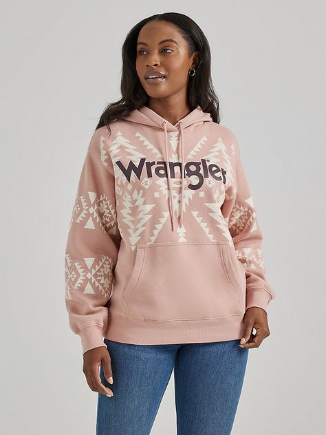 Women's Wrangler Southwest Kabel Hoodie | Women's TOPS | Wrangler® Country Hoodies, Wrangler Hoodie, Sweater Bags, Coffee Dates, Women's Hoodie, Gettin Hitched, Romper And Jacket, Birthday List, Genuine Turquoise