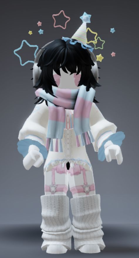 Roblox Pastel Avatar, Clowncore Roblox Avatar, Clown Roblox Avatar, Pastel Clown, Body References, Cute Clown, Roblox 3, Avatar Ideas, Cute Pastel