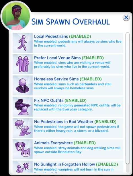 Sim Spawn Overhaul - The Sims 4 Mods - CurseForge Sims Challenge, Sims 4 Cheats, Sims Baby, Sims 4 Challenges, Sims 4 Traits, Sims 4 Cas Mods, Sims 4 Family, Play Sims 4, Free Sims 4