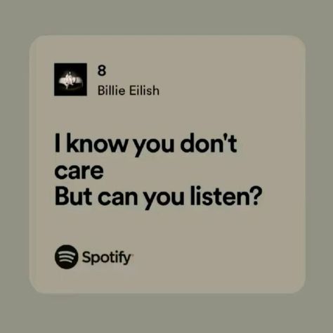 Lyrics With Deep Meaning, Listen Before I Go Billie Eilish, Billie Eilish Lyrics Spotify, Billie Eilish Song Lyrics, Billie Eilish Songs, Billie Eilish Quotes, Billie Lyrics, Billie Eilish Lyrics, Deep Lyrics