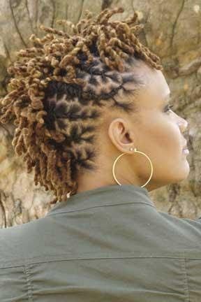 Loc Mohawk Loc Hawk, Dread Braid Styles, Women Natural Hairstyles, Black Women Natural Hairstyles, Short Dreadlocks Styles, Dreads Styles For Women, Mohawk Styles, Short Locs, Short Locs Hairstyles