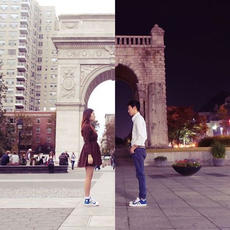 Arches Distance Pictures, Love Distance, Ldr Pictures, Ldr Couples, Drawing Love, Distance Love, Long Distance Love, Couple Relationship, Korean Couple