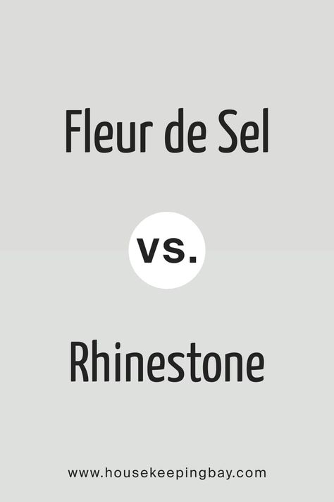 Fleur de Sel vs. Rhinestone Sw Rhinestone Paint, Sw Fleur De Sel Paint, Rhinestone Sherwin Williams, Fluer De Sel Sherwin Williams, Fleur De Sel Sherwin Williams, Sherwin Williams Rhinestone, Sherwin Williams Fleur De Sel, Gray Paint Colors Sherwin Williams, Sherman Williams