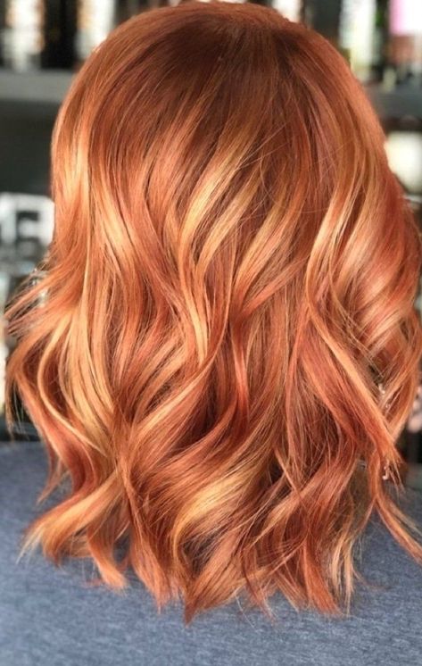 auburn hair copper strawberry blonde #hairstyles #hairideas Red Hair With Blonde Highlights, Red Blonde Hair, Strawberry Blonde Hair Color, Latest Hair Color, Ginger Hair Color, Red To Blonde, Copper Hair Color, Hair Color Auburn, Strawberry Blonde Hair