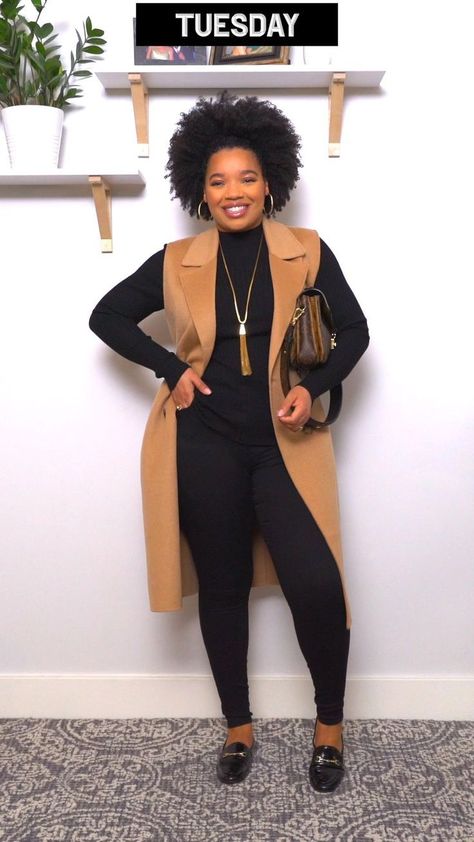 Black Business Women Outfits, Curvy Office Outfit Work Clothes, Smart Casual Work Outfit Hot Weather, Women Fashion Inspiration, Fall Work Outfits For Women Casual 2023, Work Outfit For Winter, Conference Outfits Black Women, Curvy Casual Work Outfit, Casual Work Outfits Winter Black Women