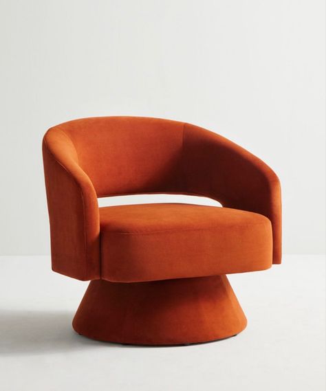 Amazon.com: CHITA Swivel Accent Chair Armchair, Velvet Barrel Chair for Living Room Bedroom, Burnt Orange : Home & Kitchen Bedroom Burnt Orange, Orange Accent Chair, Velvet Barrel Chair, Orange Chairs, Accent Chairs & Armchairs, Chill Room, Chair For Living Room, Velvet Accent Chair, Swivel Accent Chair