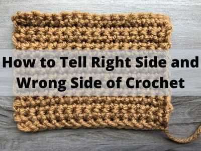 Right Side Of Crochet, Right And Wrong Side Crochet, Crochet Right Side Wrong Side, Connecting Crochet Pieces, Learn Crochet Beginner, Easy Beginner Crochet Patterns, Beginning Crochet, 100 Crochet Stitches, Crochet Beginner