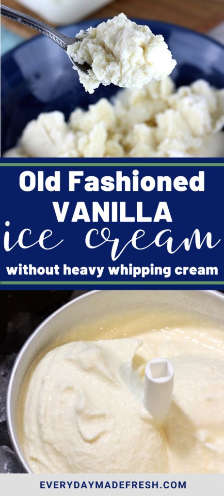 Old Fashioned Homemade Ice Cream, Homemade Vanilla Ice Cream Recipe, Homemade Ice Cream Recipes Machine, Frozen Recipes, Green Ice Cream, Easy Homemade Ice Cream, Ice Cream Recipes Machine, Old Fashioned Ice Cream, Chicory Recipe