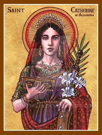 Catherine of Alexandria | The princess Wikia | FANDOM powered by Wikia St Catherine Of Alexandria, St Philomena, Catholic Icons, Saint Katherine, Santa Filomena, Saint Philomena, Bible Timeline, Shrines Art, Catherine Of Alexandria